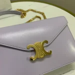 高仿CELINE-賽琳 經典牛皮迷你手袋 | 可拆卸鏈帶三用設計 | 大容量智能手機收納-10L033：圖片 6