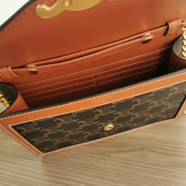 高仿CELINE-賽琳 TRIOMPHE CANVAS迷你手袋 - 時尚便攜多功能肩背包-10L462：圖片 10