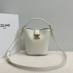高仿CELINE-賽琳 經典TRIOMPHE磁扣牛皮手提斜挎包-119173：圖片 2