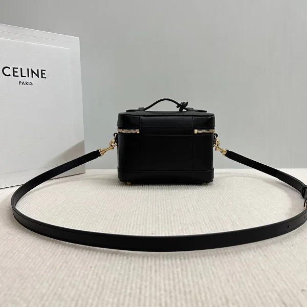 高仿CELINE-賽琳 CLOCHE CLÉS 牛皮革手提斜挎包-119463：圖片 3