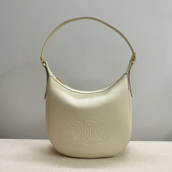 高仿CELINE-賽琳 金色飾面牛皮革肩背包-114713：圖片 2