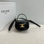 高仿CELINE-賽琳 經典迷你手袋 - 牛皮革優雅設計，多功能攜帶方式-10L063：圖片 2