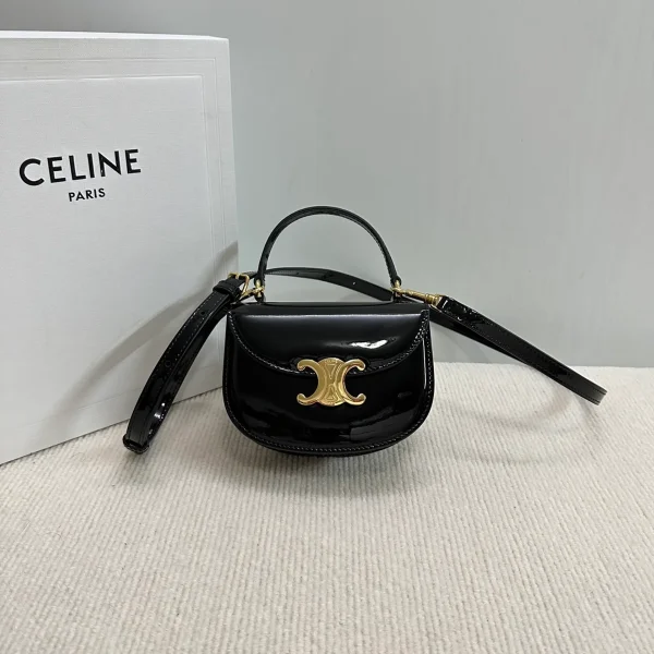 高仿CELINE-賽琳 經典迷你手袋 - 牛皮革優雅設計，多功能攜帶方式-10L063：圖片 2