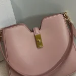 高仿CELINE-賽琳 經典牛皮旋轉鎖扣多功能手提斜挎包-120693：圖片 8