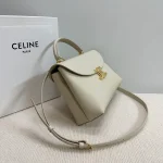 高仿CELINE-賽琳 TRIOMPHE牛皮革多功能手提斜挎包-117523：圖片 3