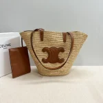 高仿CELINE-賽琳 手工編織牛皮革包邊肩背包-114342：圖片 2