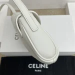 高仿CELINE-賽琳 簡約時尚銀色飾面牛皮革手提-119883：圖片 9