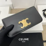 高仿CELINE-賽琳 迷你TRIOMPHE鎖扣牛皮手袋 - 多功能時尚隨身包-10L973：圖片 2