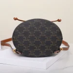 高仿CELINE-賽琳 Saint Laurent TRIOMPHE CANVAS 多功能印花背包-118702：圖片 7