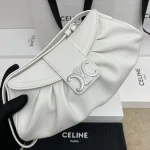 高仿CELINE-賽琳 簡約時尚銀色飾面牛皮革手提-119883：圖片 2