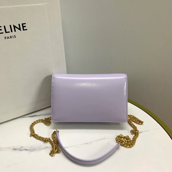 高仿CELINE-賽琳 經典牛皮迷你手袋 | 可拆卸鏈帶三用設計 | 大容量智能手機收納-10L033：圖片 3
