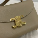 高仿CELINE-賽琳 TRIOMPHE 牛皮革多功能手提斜挎包-118113：圖片 6