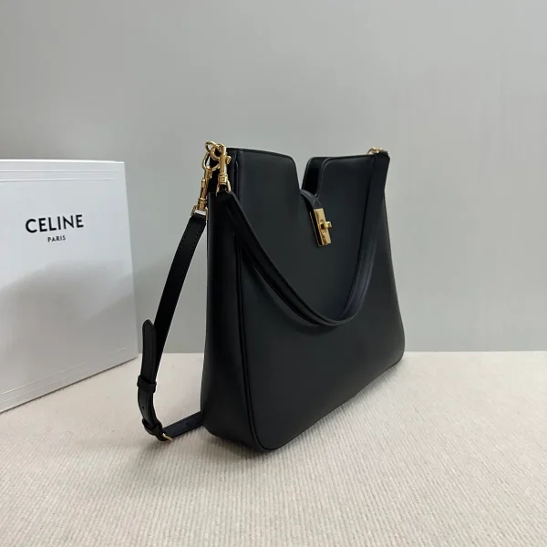 高仿CELINE-賽琳 多功能牛皮革斜挎包-119563：圖片 4