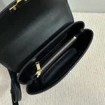 高仿CELINE-賽琳 TRIOMPHE 金色鎖扣牛皮手提斜挎包-118113：圖片 10