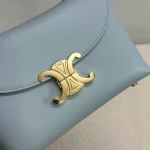 高仿CELINE-賽琳 經典TRIOMPHE金屬鎖扣多功能手提斜挎包-118113：圖片 6