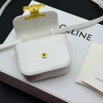 高仿CELINE-賽琳 經典牛皮迷你手袋 - TRIOMPHE按扣設計 多背法時尚配飾-10I513：圖片 4