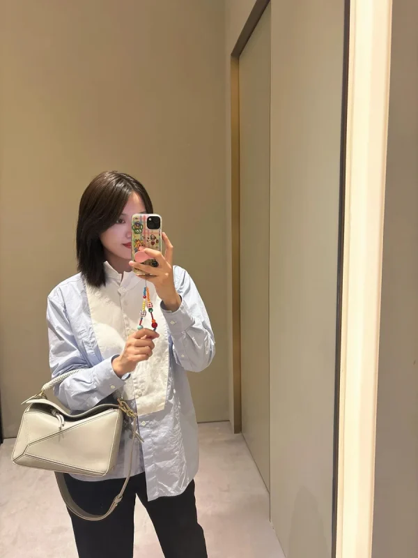 高仿羅意威/LOEWE 編制手柄單肩包：圖片 13