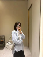 高仿羅意威/LOEWE 編制手柄單肩包：圖片 15