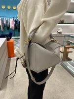 高仿羅意威/LOEWE 編制手柄單肩包：圖片 20