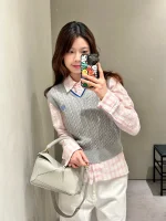 高仿羅意威/LOEWE 編制手柄單肩包：圖片 3