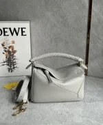 高仿羅意威/LOEWE 編制手柄單肩包：圖片 21
