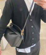 高仿羅意威/LOEWE 編制手柄單肩包：圖片 6