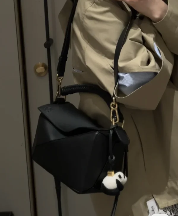 高仿羅意威/LOEWE 編制手柄單肩包：圖片 10
