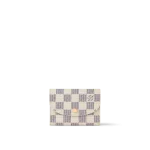 高仿LV Rosalie零錢包 | Damier Azur帆布玫瑰粉款 輕奢收納配件-N61276
