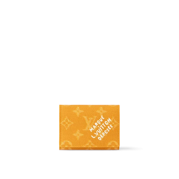 高仿LV Envelope名片夾 | Monogram Heritage帆布 超薄設計 商務禮品首選-M12664