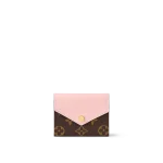 高仿LV Zoé錢包 | Monogram帆布玫瑰粉牛皮 時尚迷你錢包-M62933