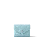高仿LV Ski系列Victorine錢包 | Monogram Empreinte皮革 Azur Frost色 閃爍水晶設計-M12746