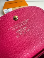 高仿LV  x 村上隆 Rosalie 零錢包 | 限量復刻版 Monogram 彩色塗層帆布-M13399：圖片 7