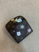 高仿LV Rosalie零錢包Snow Show系列 | 限量聖誕Monogram帆布Vivienne設計-M12239：圖片 5