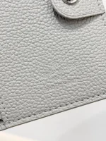 高仿LV Lisa钱包 - Monogram Empreinte皮革女士短款钱夹 灰色/白色石英色-M13797：圖片 8