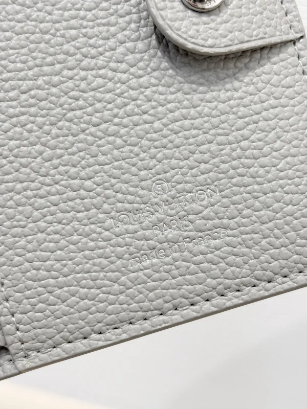 高仿LV Lisa钱包 - Monogram Empreinte皮革女士短款钱夹 灰色/白色石英色-M13797：圖片 8