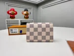 高仿LV Rosalie零錢包 | Damier Azur帆布玫瑰粉款 輕奢收納配件-N61276：圖片 10