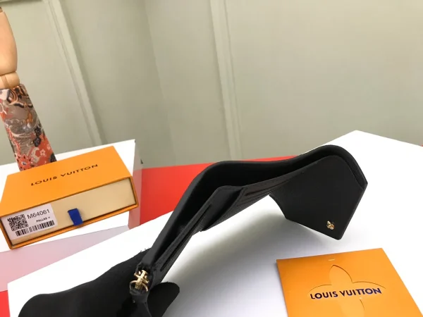 高仿LV Victorine錢包 | Monogram Empreinte皮革 多卡位拉鏈零錢包-M64060：圖片 7