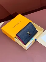 高仿LV Capucines小型錢包 | 多功能Taurillon皮革女士錢包 | 信用卡夾層+零錢格-M62157：圖片 2