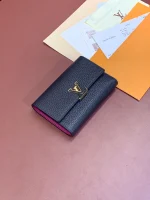 高仿LV Capucines小型錢包 | 多功能Taurillon皮革女士錢包 | 信用卡夾層+零錢格-M62157：圖片 4