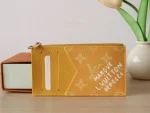 高仿LV Pharrell Williams联名款Monogram Heritage帆布零钱名片夹 - 时尚多功能收纳-M12660：圖片 2