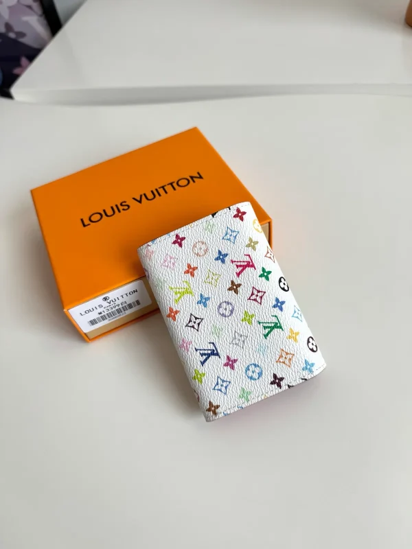 高仿LV  x 村上隆 Rosalie 零錢包 | 限量復刻版 Monogram 彩色塗層帆布-M13399：圖片 2