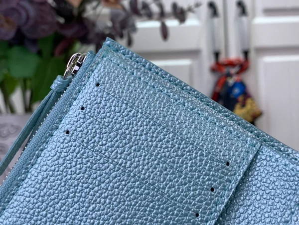 高仿LV Ski系列Victorine錢包 | Monogram Empreinte皮革 Azur Frost色 閃爍水晶設計-M12746：圖片 10