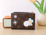 高仿LV Lisa Snow Show Monogram 帆布錢包 | 節日限定款白色聖誕禮物首選-M12487：圖片 5