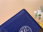 高仿LV 男士Damier Heritage藍綠色萬用錢包 | Pharrell Williams聯名款短夾長夾兩用-N00143：圖片 9