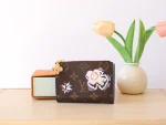 高仿LV Lisa Snow Show Monogram 帆布錢包 | 節日限定款白色聖誕禮物首選-M12487：圖片 4
