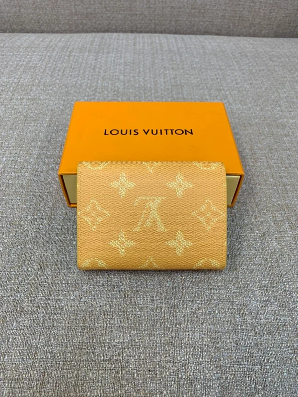 高仿LV Envelope名片夾 | Monogram Heritage帆布 超薄設計 商務禮品首選-M12664：圖片 3
