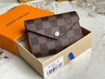 高仿LV Victorine Damier Ebene 女士錢包 | 信封式設計拉鏈零錢格-N41659：圖片 2