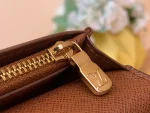 高仿LV Brazza 长款钱包 - Pharrell Williams联名款 Damier Ebene涂層帆布男士錢包-N00141：圖片 10