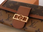 高仿LV Sarah Dauphine 錢包 | Monogram 翻轉帆布設計 12卡位拉鏈零錢格-M46645：圖片 6