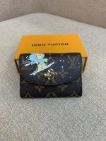 高仿LV Rosalie零錢包Snow Show系列 | 限量聖誕Monogram帆布Vivienne設計-M12239：圖片 2